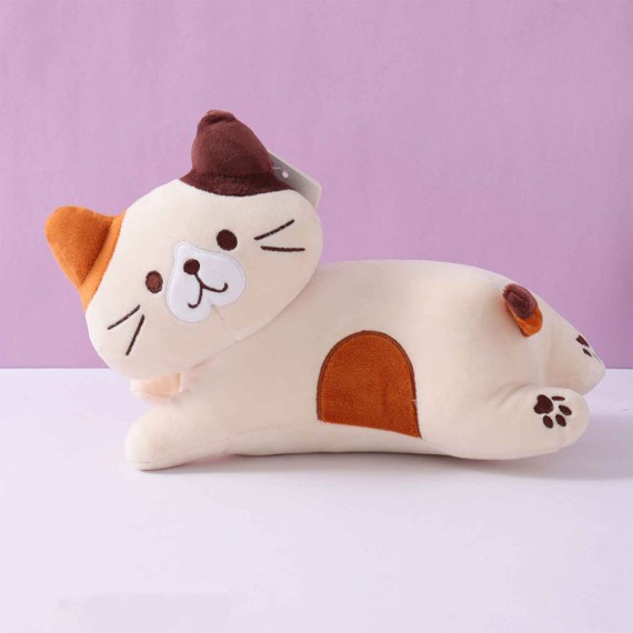 Խաղալիք փափուկ XIMI 6941963949217 LYING CHEESE KITTEN PLUSH DOLL (S (949217)