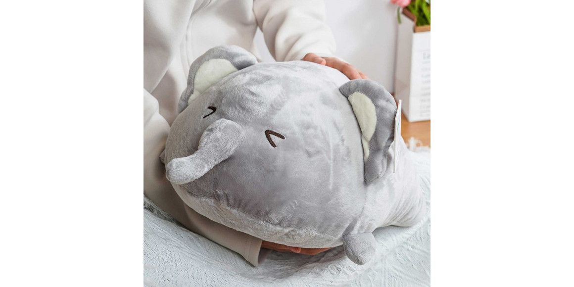 Toys soft XIMI 6941963949828 LYING SERIES ROUND ELEPHANT PLUSH DOLL (949828)