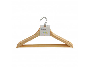 Вешалка для одежды XIMI 6941963962810 NATURAL WOODEN HANGERS A (5 PCS/SET) (962810)