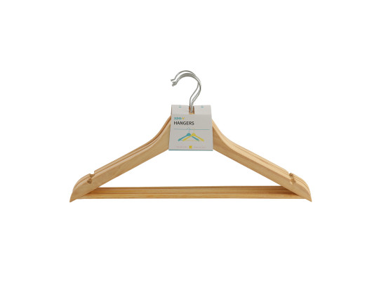 Вешалка для одежды XIMI 6941963962810 NATURAL WOODEN HANGERS A (5 PCS/SET) (962810)