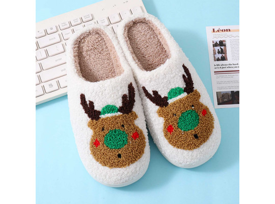 Ձմեռային հողաթափեր XIMI 6941963968263 SIMPLE ELK FLUFFY SLIPPERS 38-39 (968263)