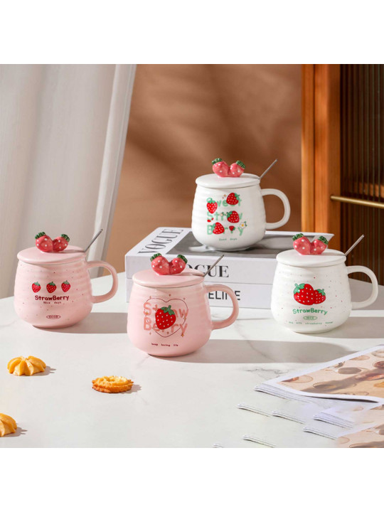 Գավաթներ XIMI 6942156292509 STRAWBERRY (292509)