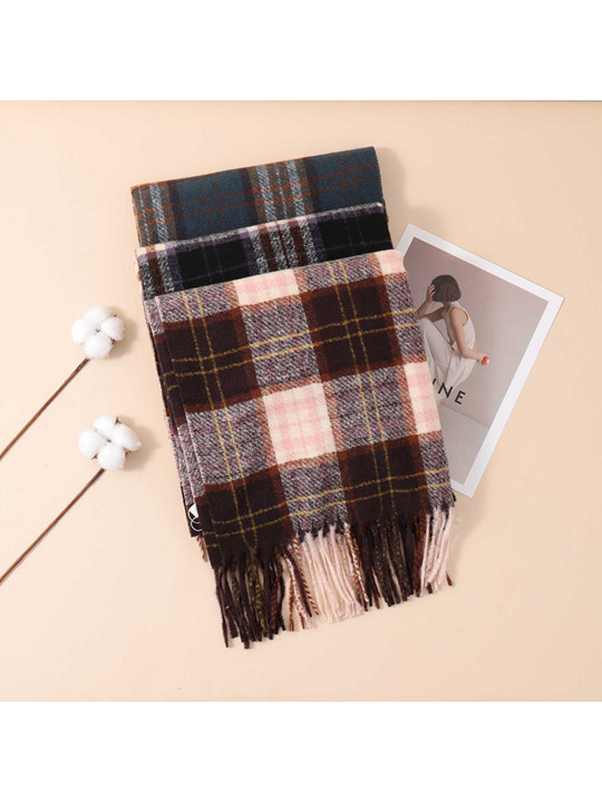 Շարֆեր XIMI 6978063943944 FAIRY TALE CHECKERED SCARF 
 (943944)