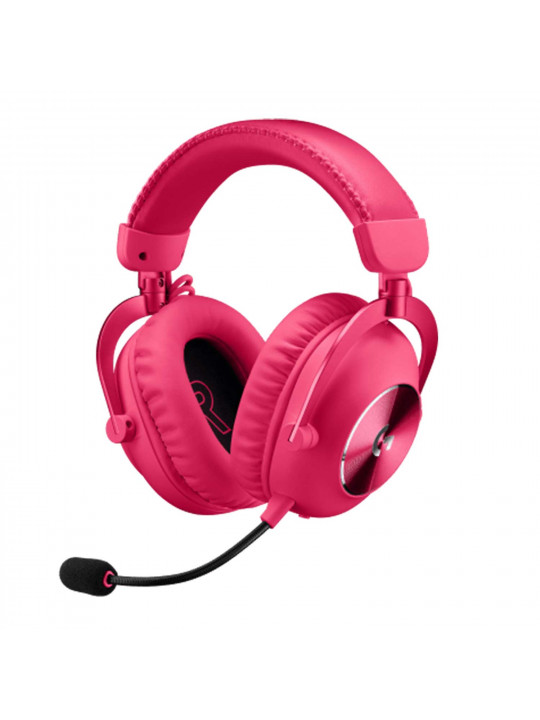 Ականջակալ LOGITECH G Pro X2 Lightspeed (Magenta) (L981-001275)