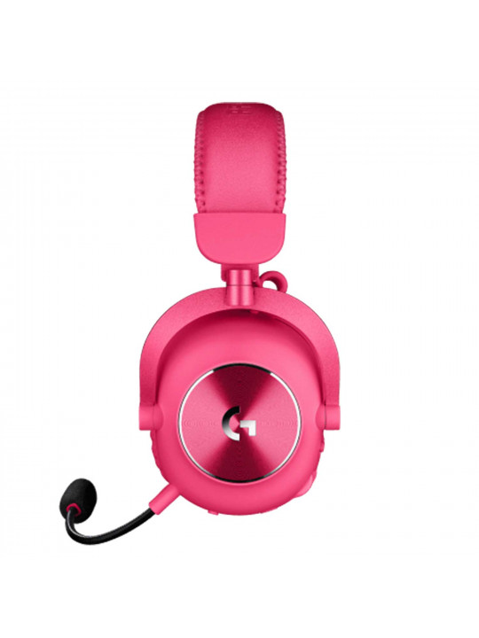 Ականջակալ LOGITECH G Pro X2 Lightspeed (Magenta) (L981-001275)