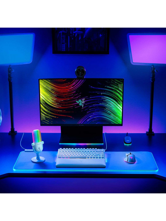 Խոսափող սթրիմինգի համար RAZER Seiren V3 Chroma (White) (RZ19-05060200-R3M1)