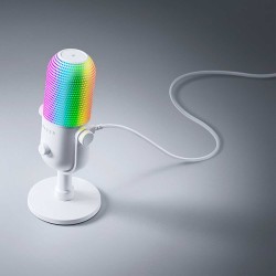 Streaming microphone RAZER Seiren V3 Chroma (White) (RZ19-05060200-R3M1)