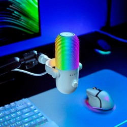 Streaming microphone RAZER Seiren V3 Chroma (White) (RZ19-05060200-R3M1)