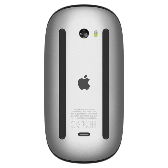 Компьютерные мыши APPLE Magic Mouse (Black) Multi-Touch Surface Model A3204 (MXK63ZM/A)