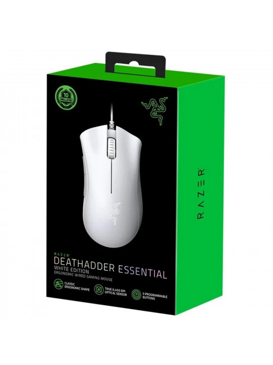 Մկնիկ RAZER DeathAdder Essential (White) (RZ01-03850200-R3M1)