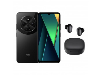 Смартфон XIAOMI POCO C75 8GB 256GB (Black)+Redmi Buds 6 Play (2410FPCC5G)