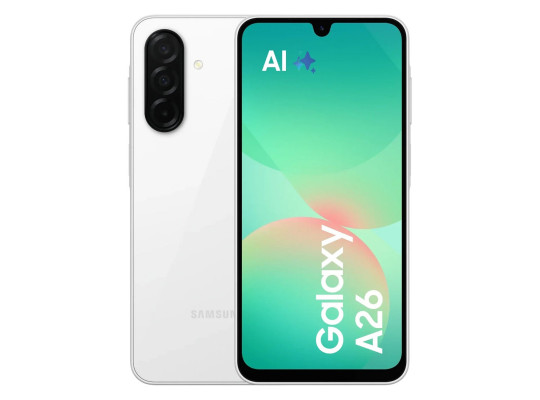 Սմարթ հեռախոս SAMSUNG Galaxy A26 5G SM-A266B/DS 6GB 128GB (White) 