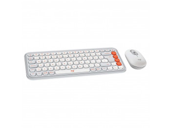 Клавиатура LOGITECH POP Icon Combo (White) (L920-013141)