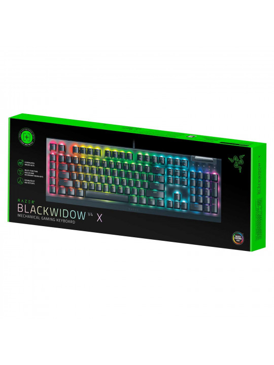Клавиатура RAZER BlackWidow V4 X (Green Switches) (RZ03-04700800-R3R1)