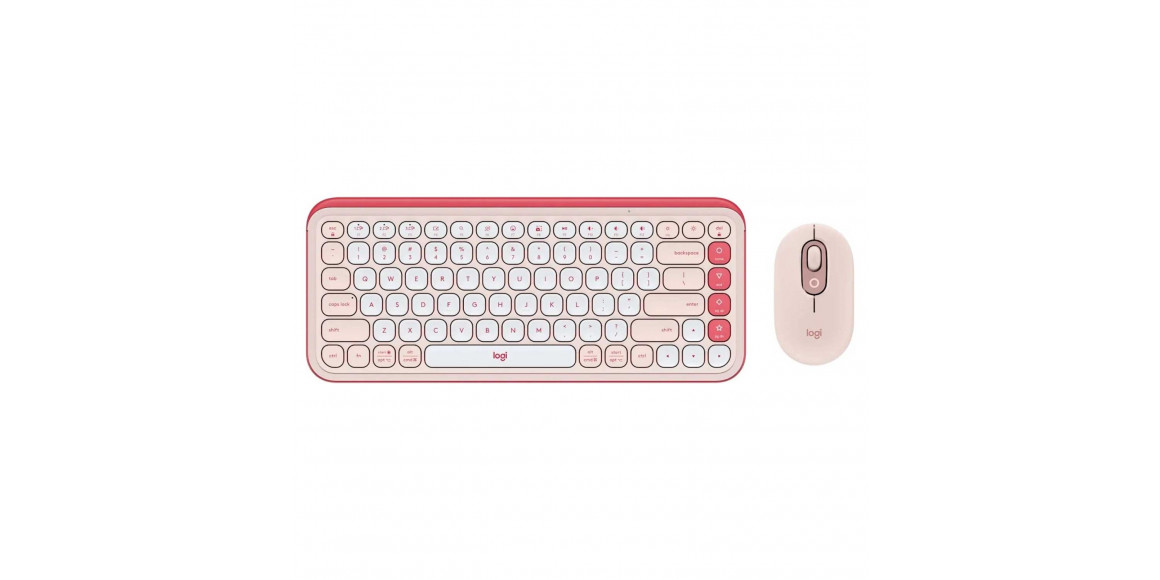 Ստեղնաշար LOGITECH POP Icon Combo (Rose) (L920-013142)