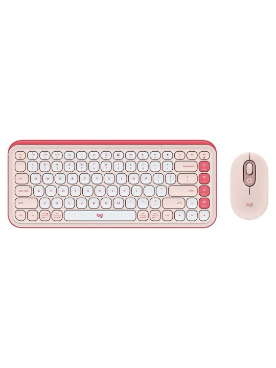 Ստեղնաշար LOGITECH POP Icon Combo (Rose) (L920-013142)