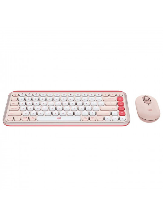 Ստեղնաշար LOGITECH POP Icon Combo (Rose) (L920-013142)