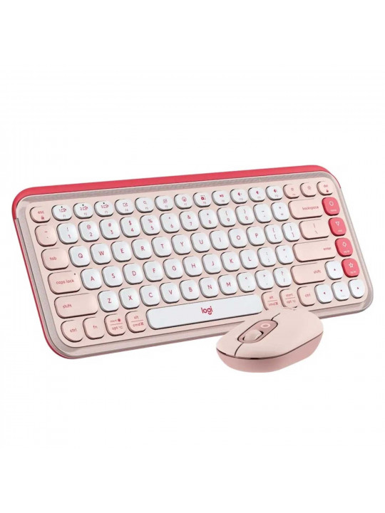 Ստեղնաշար LOGITECH POP Icon Combo (Rose) (L920-013142)