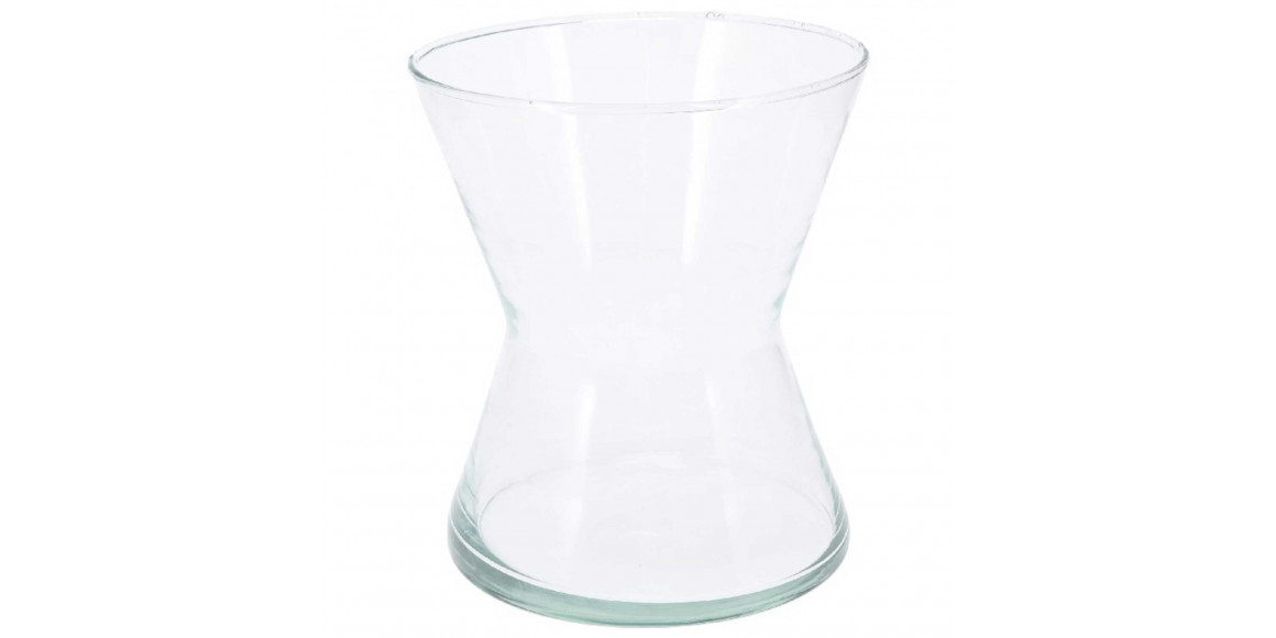 Ծաղկաման KOOPMAN VASE GLASS 160XH200MM TRANSPAR (442305) (008000230)