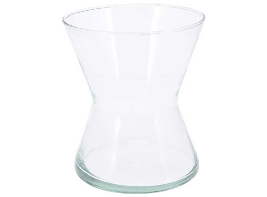 Ծաղկաման KOOPMAN VASE GLASS 160XH200MM TRANSPAR (442305) (008000230)