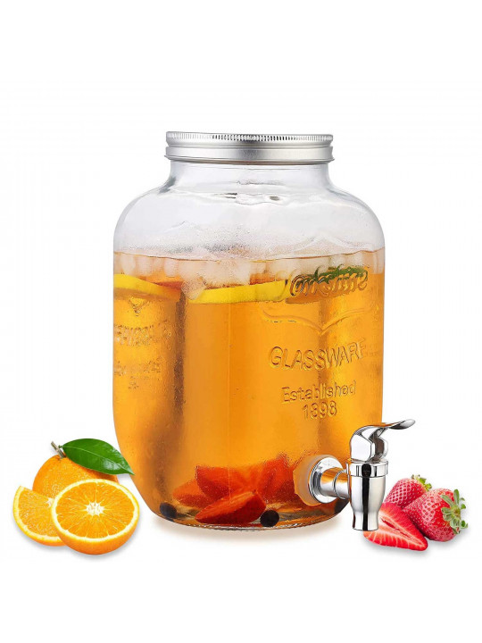 Кувшин KOOPMAN CD4100030 BEVERAGE DISPENSER GLASS 4L (386098)