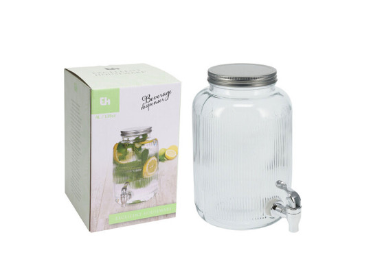 Кувшин KOOPMAN CD4100030 BEVERAGE DISPENSER GLASS 4L (386098)