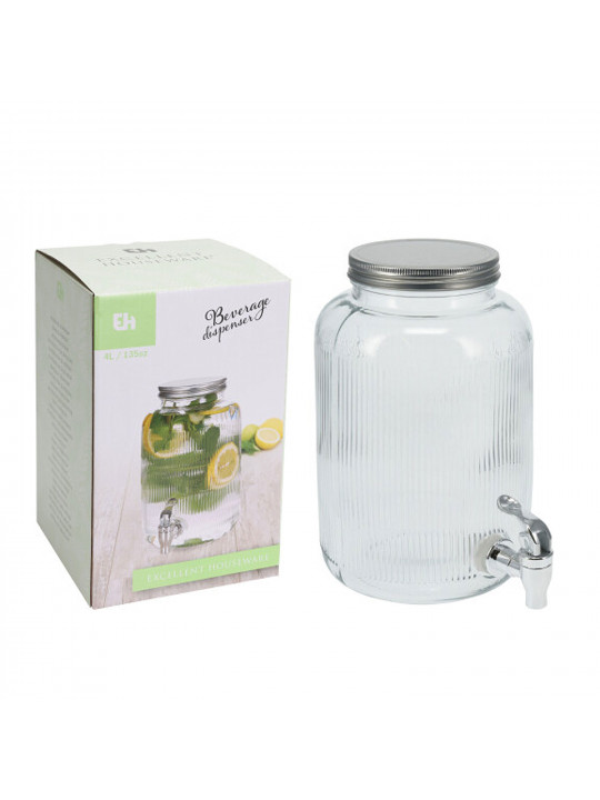 Կուժ KOOPMAN CD4100030 BEVERAGE DISPENSER GLASS 4L (386098)