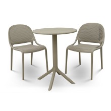 Այգու հավաքածու KOOPMAN BISTRO SET PP 3PCS LIGHT GREY (LF5000020)