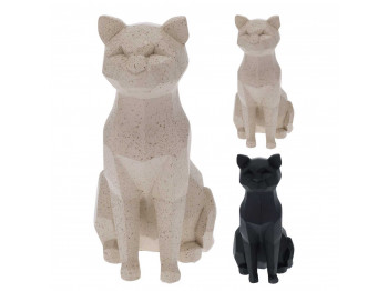 Decorate objects KOOPMAN CAT SITTING GEOMETRIC 20CM 2AS (789622) (095006050)