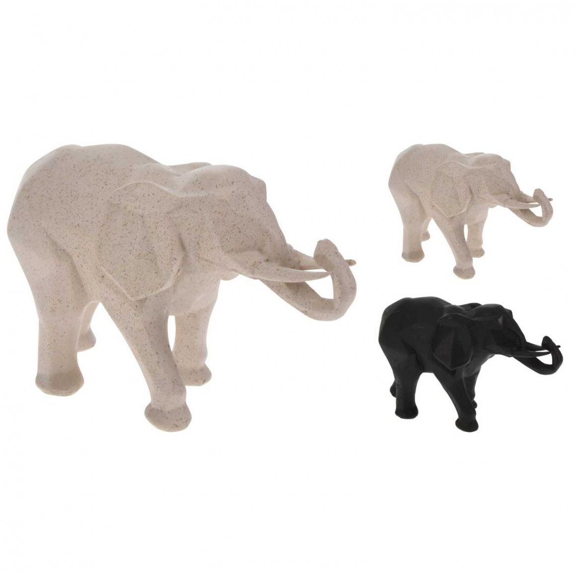 Դեկորատիվ առարկաներ KOOPMAN ELEPHANT GEOMETRIC 25X15CM 2AS (789820) (095006090)