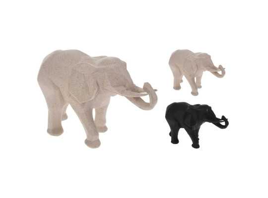 Դեկորատիվ առարկաներ KOOPMAN ELEPHANT GEOMETRIC 25X15CM 2AS (789820) (095006090)