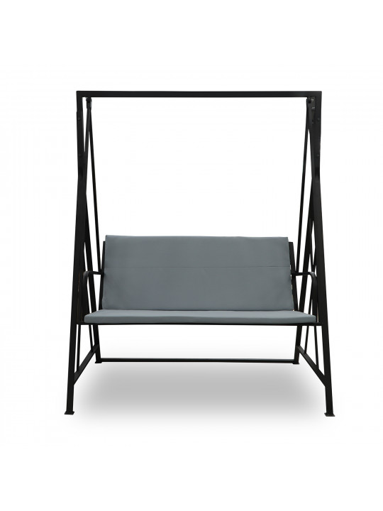 Garden rocking chair HOBEL JASPER METAL BLACK (4) 