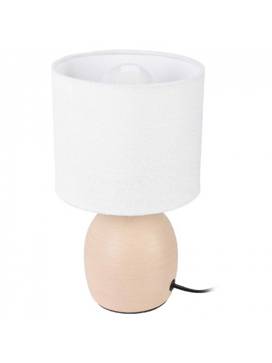 Լուսամփոփ KOOPMAN TABLE LAMP CERAMIC E14 26CM (122238) (LP9000010)