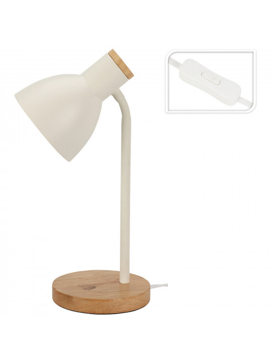 Լուսամփոփ KOOPMAN TABLE LAMP METAL WITH WOOD (927116) (HZ1601010)