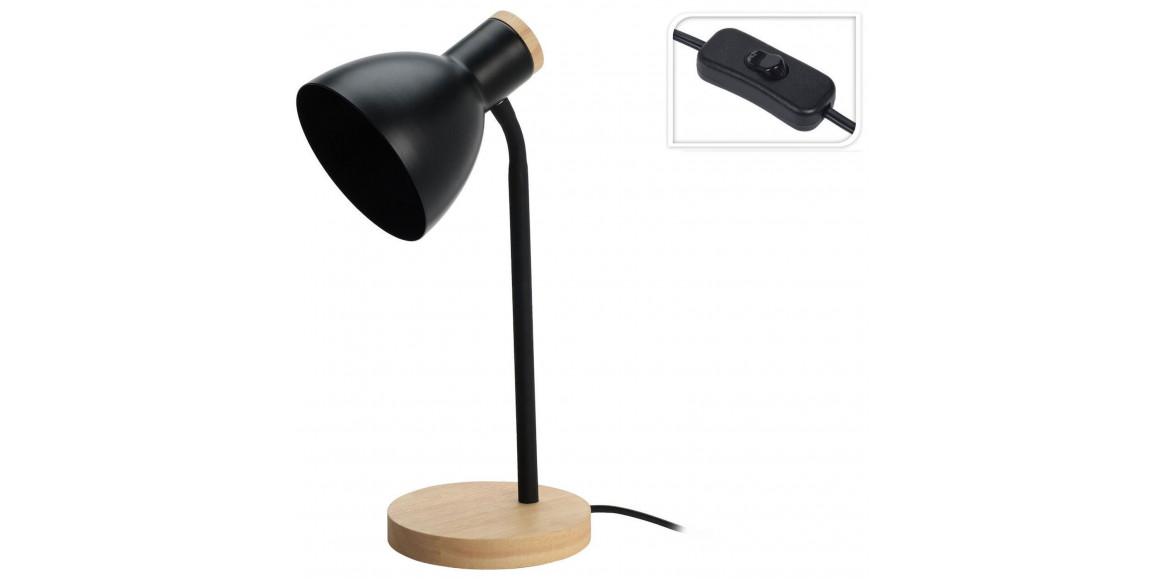 Ночник KOOPMAN TABLE LAMP METAL WITH WOOD (954204) (HZ1601020)