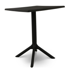 Garden table KOOPMAN TABLE SQUARE BLACK GRS PP (LF2000200)