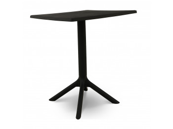 Garden table KOOPMAN TABLE SQUARE BLACK GRS PP (LF2000200)