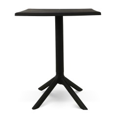 Garden table KOOPMAN TABLE SQUARE BLACK GRS PP (LF2000200)