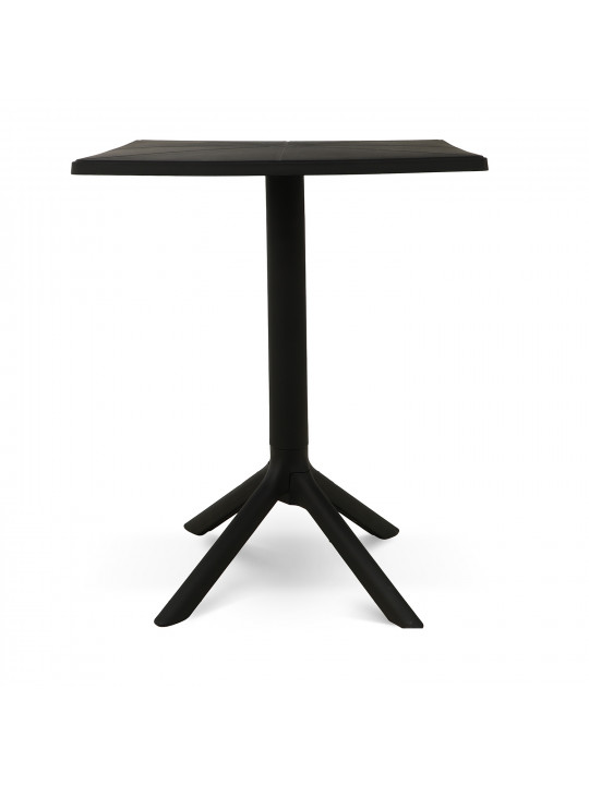 Garden table KOOPMAN TABLE SQUARE BLACK GRS PP (LF2000200)