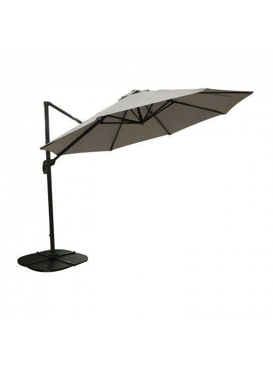 Այգու պարագաներ KOOPMAN UMBRELLA ROMA 300CM LIGHT GREY 13KG (FD4300910)
