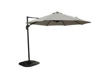 Այգու պարագաներ KOOPMAN UMBRELLA ROMA 300CM LIGHT GREY 13KG (FD4300910)