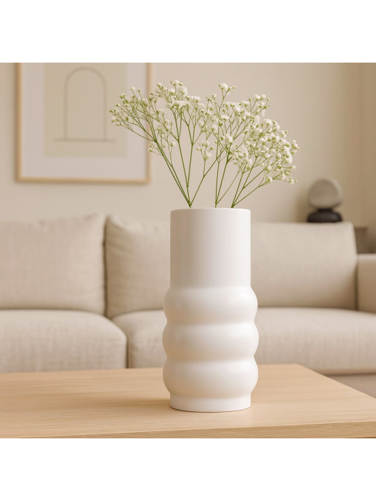 Ваза KOOPMAN VASE 25CM 3ASS (935951) (795211140)