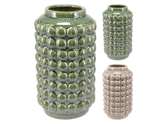 Ваза KOOPMAN VASE BOBBLE 27CM 2ASS CLR (981712) (095202970)