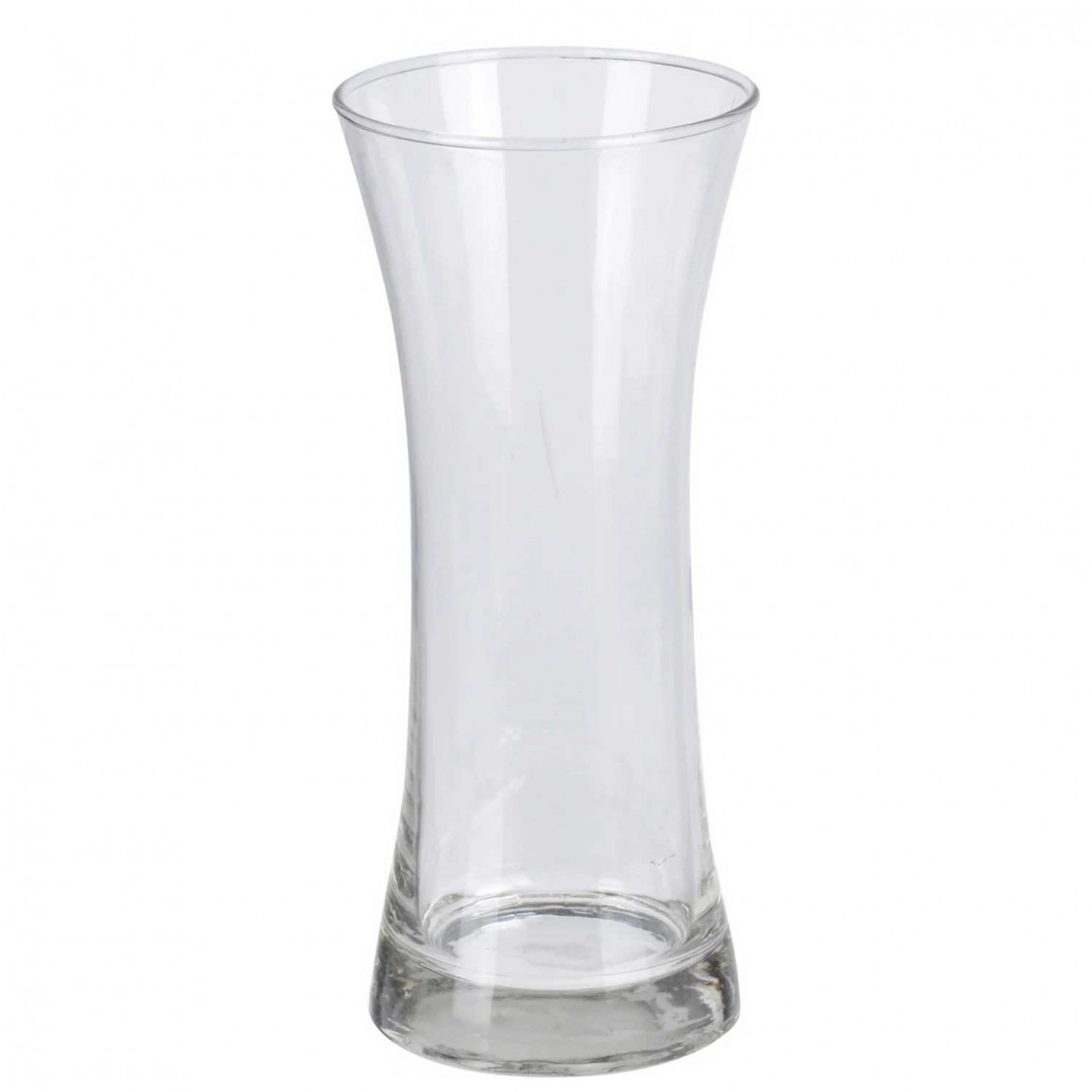 Ծաղկաման KOOPMAN VASE GLASS DIA 14X26CM (480225) (332000090)