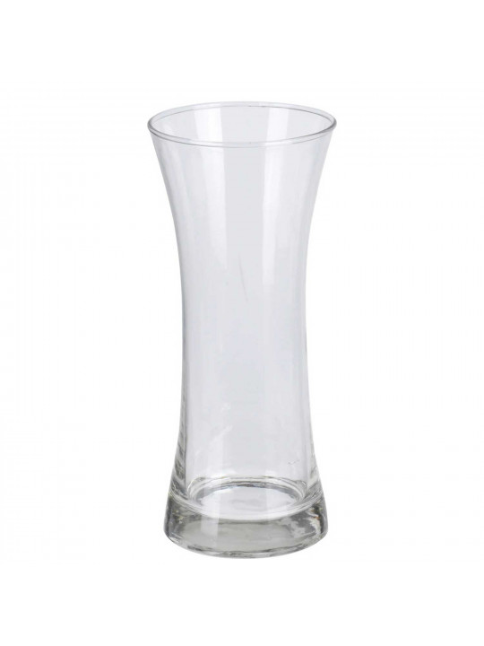 Ծաղկաման KOOPMAN VASE GLASS DIA 14X26CM (480225) (332000090)