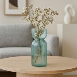 Ваза KOOPMAN VASE GLASS WITH LAYER (392754) (HC5000340)