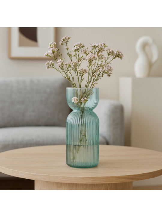 Vases KOOPMAN VASE GLASS WITH LAYER (392754) (HC5000340)