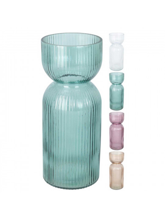 Ваза KOOPMAN VASE GLASS WITH LAYER (392754) (HC5000340)