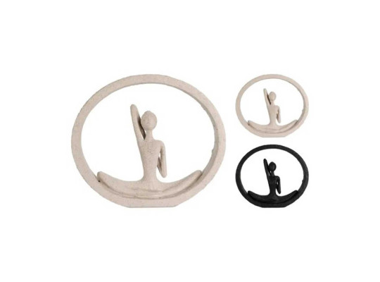 Դեկորատիվ առարկաներ KOOPMAN YOGA FIGURE RING 22.5X4.5X19.5 (696173) (095005140)