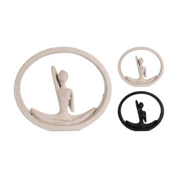 Դեկորատիվ առարկաներ KOOPMAN YOGA FIGURE RING 22.5X4.5X19.5 (696173) (095005140)